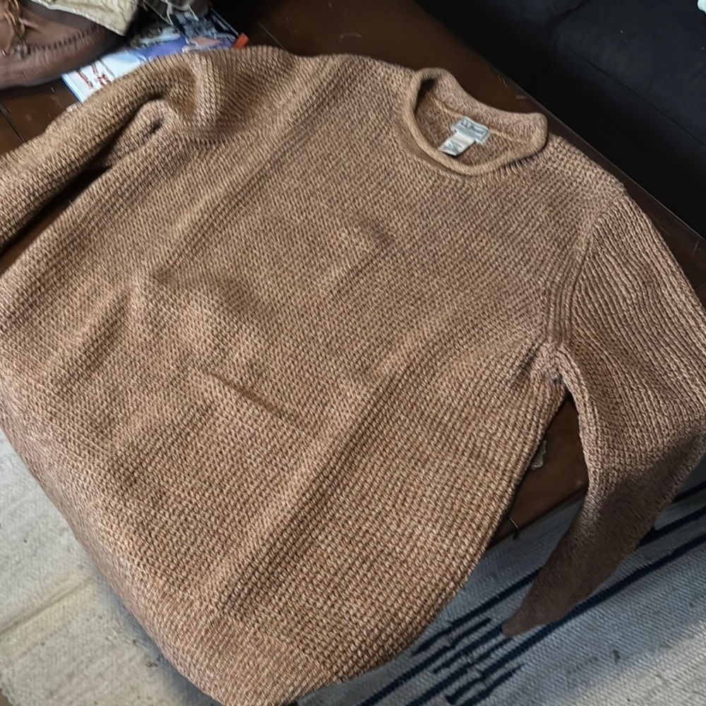 Men's LL Bean Roll Neck Sweater - Picture 4 of 4